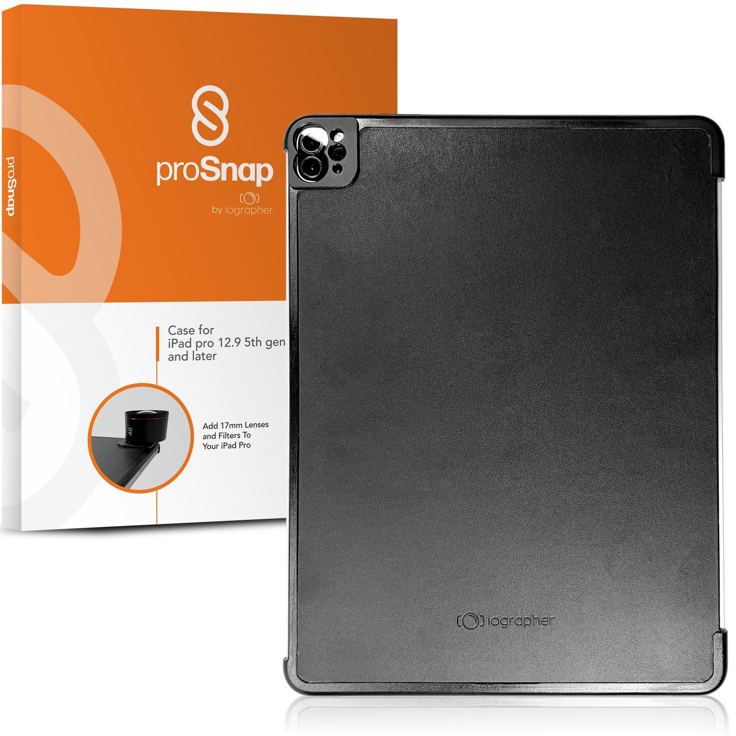 iOgrapher proSnap iPad Case | Compatible with iPad 13, 12.9 Pro 4th, 5th, and 6th Gen