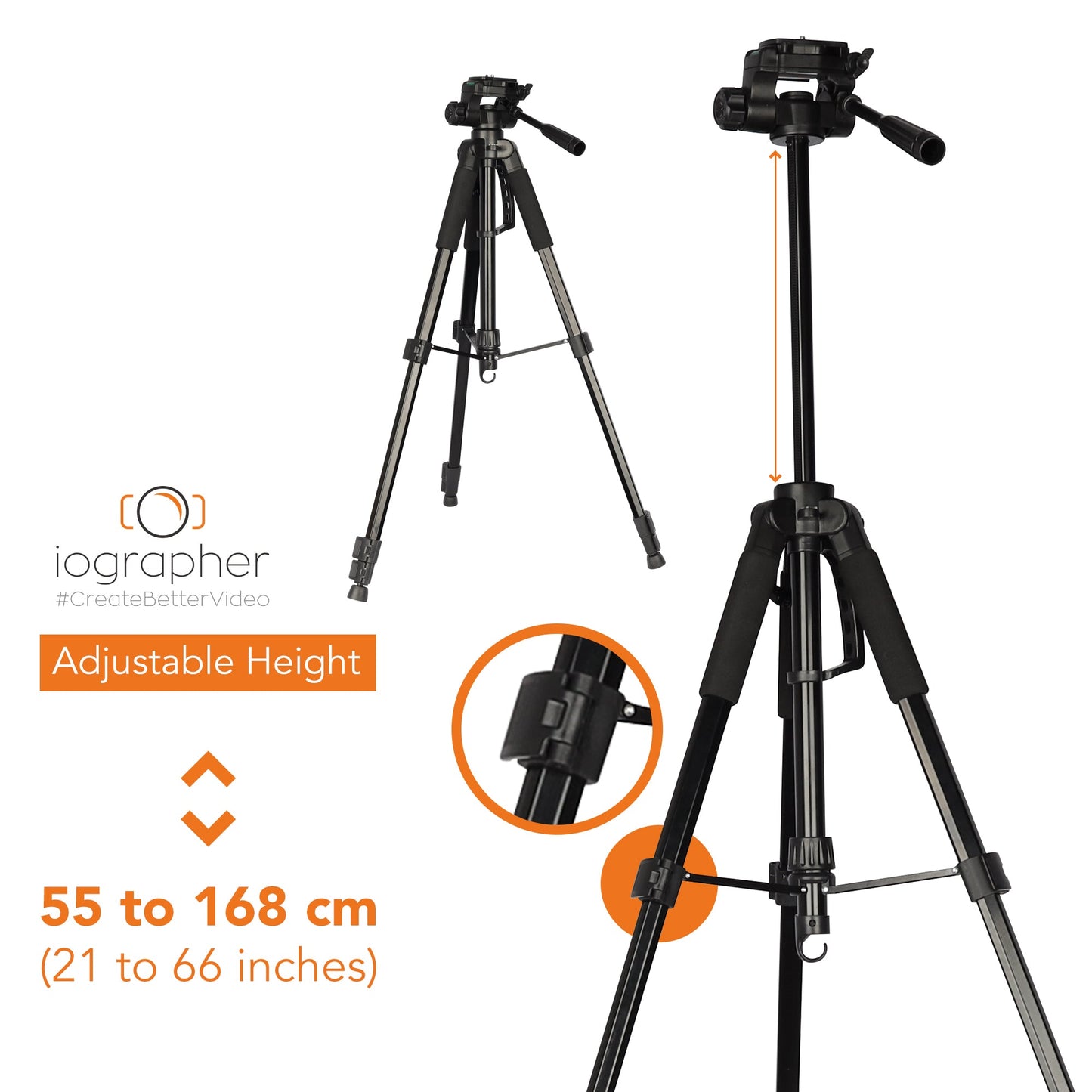 iOgrapher Multi-Use Tripod III | Fluid Head Tripod